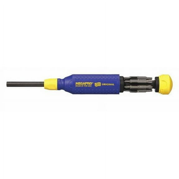 MEGAPRO Multi-Bit Screwdriver,15-in-1,8-1/2" 151NAS-B