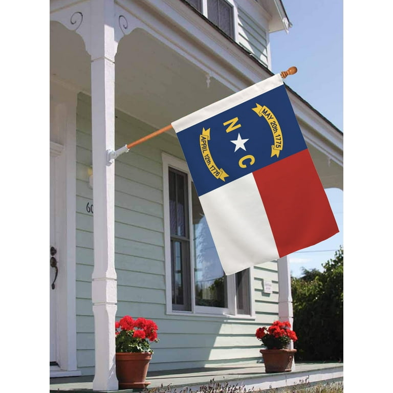 G128 North Carolina NC State Flag Embrioderd 300D 2x3FT, 2x3 Ft - Fry’s Food Stores