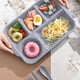 thumbnail image 4 of Bandeja con Platos Divididos para Cenas, Restaurantes, Reuniones Familiares y Fiestas | Apta para Microondas y Lavavajillas | Plástico | Gris Claro | 270 G | 32,5 X 22 X 4 Cm | Apilable y Reutilizabl, 4 of 6