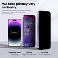 thumbnail image 3 of Protector de pantalla EZ-GLAZ para iPhone 14 Pro Max Privacy 6.7", 3 of 6