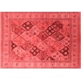 thumbnail image 1 of Ahgly Company Indoor Rectangle Oriental Red Industrial Area Rugs, 2' x 5', 1 of 4