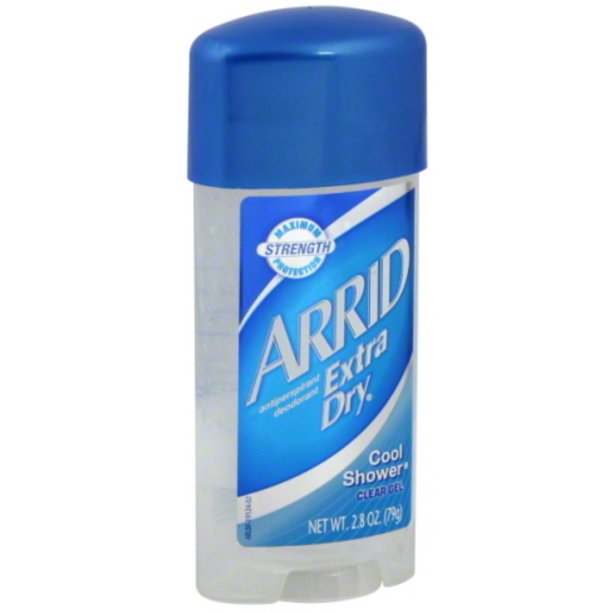 ARRID Extra Dry AntiPerspirant Deodorant Clear Gel Cool Shower 2.60 oz (Pack of 4) Walmart