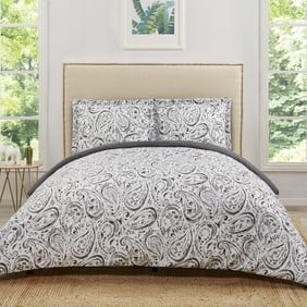 Truly Soft Watercolor Paisley Blush Pink King Comforter Set