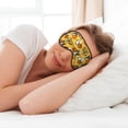 thumbnail image 6 of PAYOHTO Cute French Bulldog & Pumpkins Soft Sleep Mask Comfort Pure Silk Eye Cover for Travel Office Camping, 6 of 7