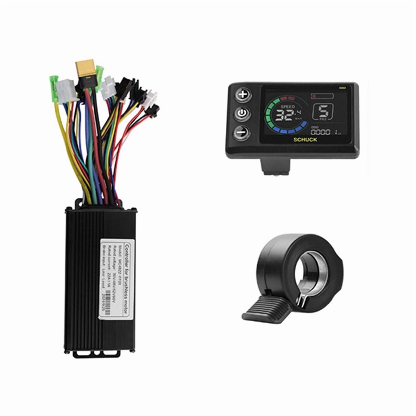 36V 48V 500W/750W 22A Electric Bike Controller with LCD Display