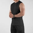 thumbnail image 5 of Men's Sleeveless Workout Tank Top - 4-Way Stretch, Sweat-Wicking Fabric - Athletic Gym Beach Shirt, 5 of 7