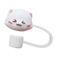 thumbnail image 1 of Pompotops 1PC Silicone Straw Tips Drinking Cap Proof Plugs Cover Creative Cup Accessories 6-8mm Straw Sealing Tools Clearance, 1 of 4