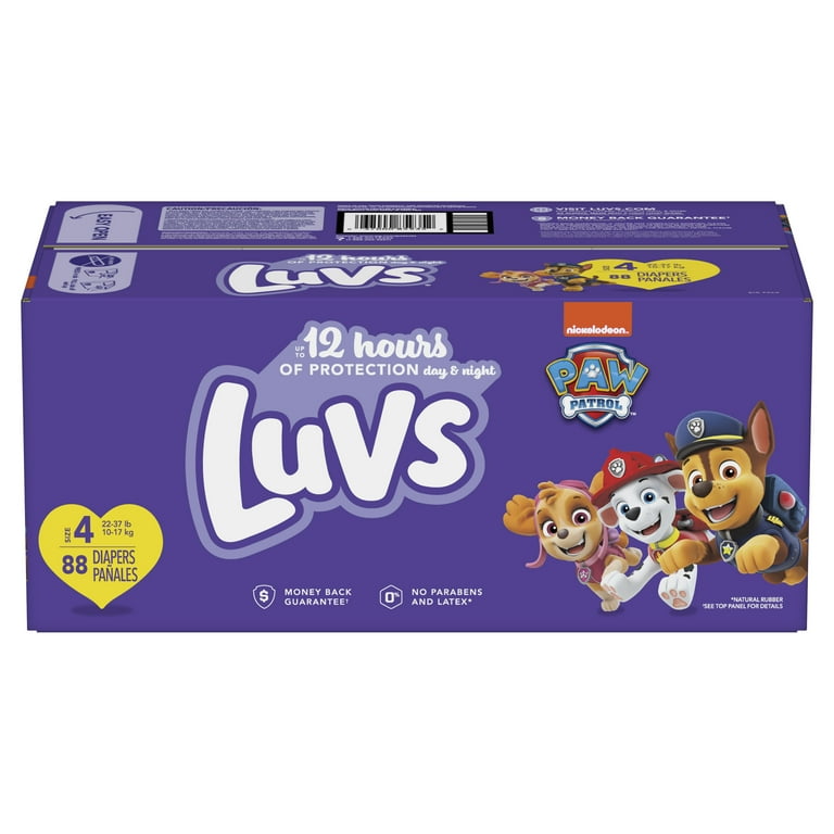 Luvs Diapers Size 4, 88 Count (Select for More Options) - Walmart.com
