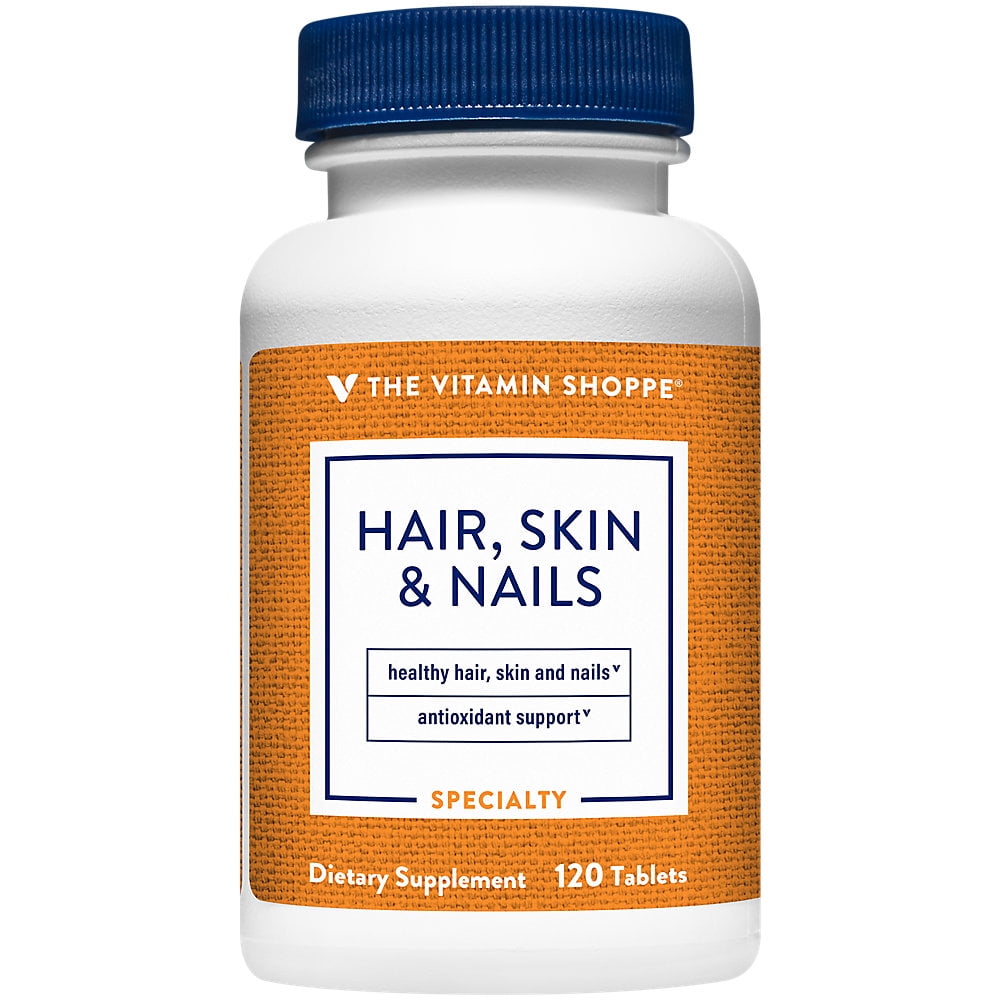 The Vitamin Shoppe Hair, Skin and Nails, With 400MCG of Biotin and
