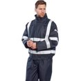 thumbnail image 2 of Portwest S783 Bizflame FR Flame Resistant Reflective Safety Bomber Jacket Navy, X-Large, 2 of 6
