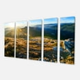 thumbnail image 2 of Mountains Glowing in Sunlight - Landscape Canvas Art Print, 2 of 3