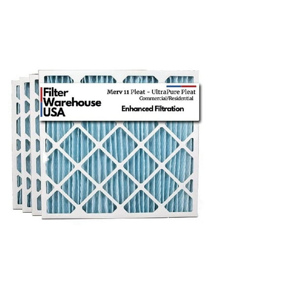 UltraPURE 30x32x2 MERV 11 HVAC Air Filter (4 Pack)