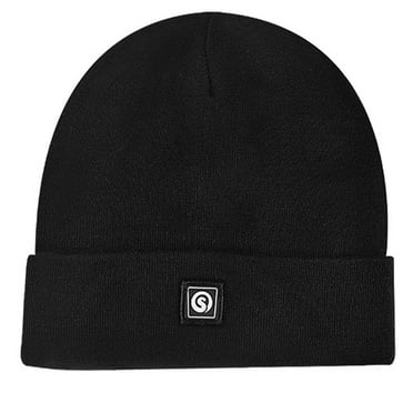 ZPAQI Unisex Winter Electric Heated Beanie Hat Rechargeable Battery Plush Lined Cap