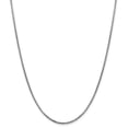 thumbnail image 1 of 14K Or Blanc 1.75mm Boîte Ronde Chaîne 24 Pouces, 1 of 5