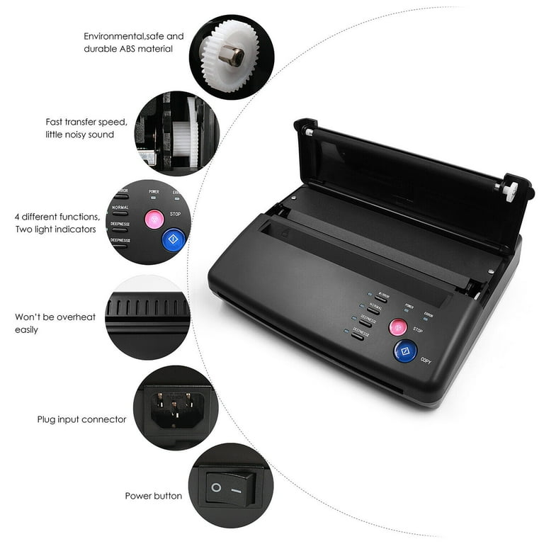 R30 Roge22 Tattoo Transfer Vinyl Sticker Printer Thermal Copier For Paper  Supply With Stencil Printing And Drawing Capabilities From Rogerricey,  $230.6