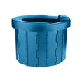 thumbnail image 2 of Inodoros portátiles, orinal, inodoros multiusos para acampar para adultos y niños, para navegar al aire libre, interior, mochila, coche de pesca azul Cola Baño portátil, 2 of 8