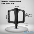 thumbnail image 2 of Pedales Para Bicicleta Free Sport Con Reflejante Antiderrapante 9/16, 2 of 7
