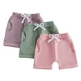 thumbnail image 2 of Running Shorts for Girls 3 Pack Girls' Dry-Fit Athletic Shorts for Youth Kids Teens Running Gym Sports (Ages 4-16), 2 of 7