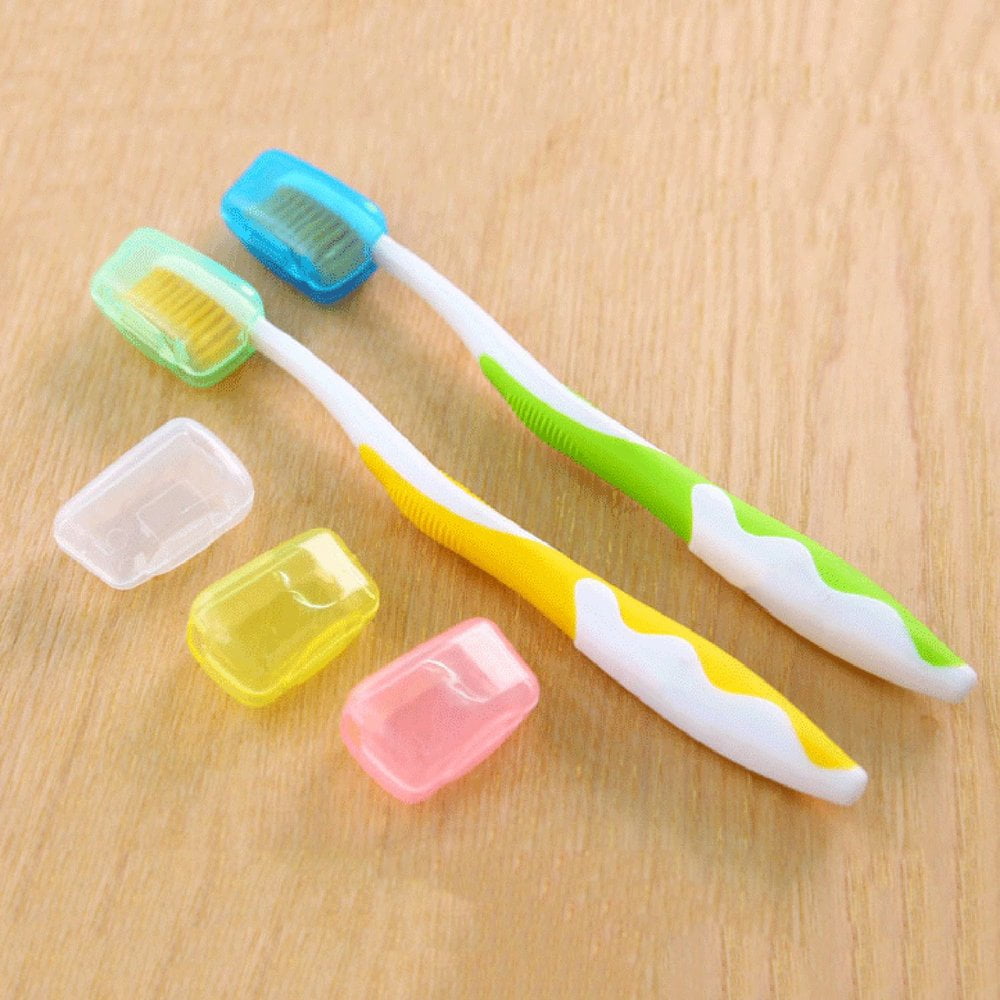 5pcs Toothbrush Heads Cover PP Plastic Protective Cap Portable Travel
