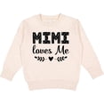 thumbnail image 2 of Inktastic Mimi Loves Me Baby Clothes Girl Toddler Sweatshirt, 2 of 4