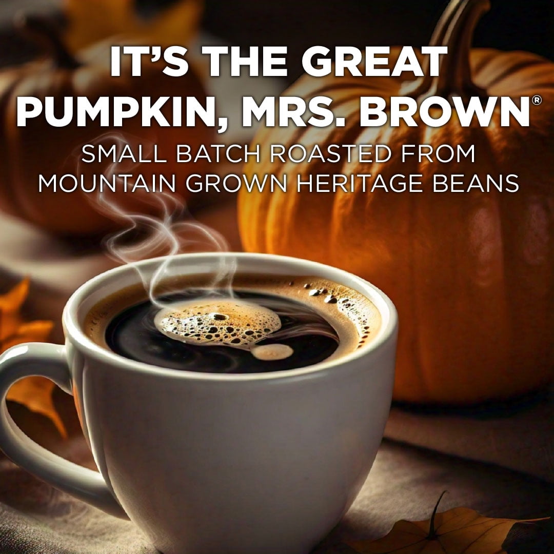 Maud's Pumpkin Spice Flavored Coffee Pods, 50 ct - 100% Arabica Medium Roast Coffee, Solar Energy Produced Single Coffee Pods Compatible with Keurig K-Cup Brewers