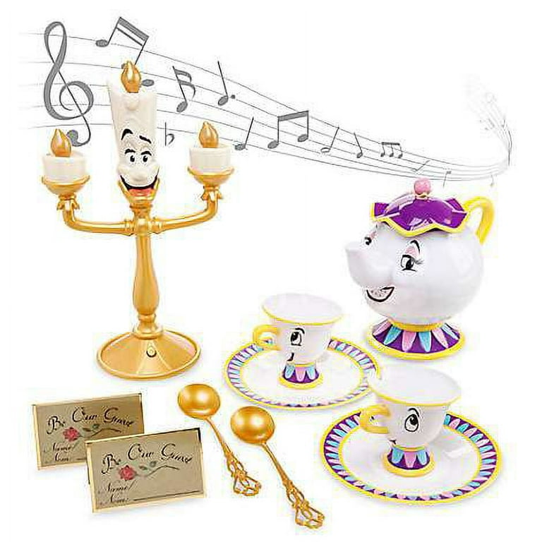 Disney Princess Beauty and the Beast Deluxe Tea Set Exclusive Playset  Singing 