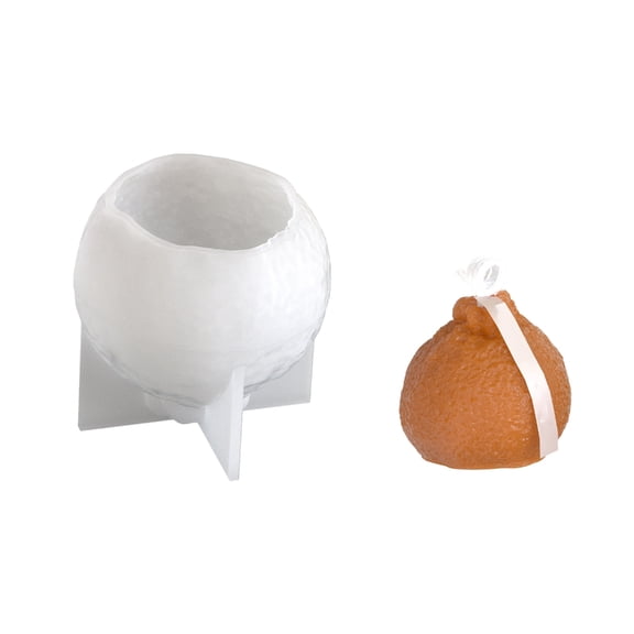 Reusable Silicone Mold for Crafting 3D Fruit Shaped Candle Aromatherapyies Mold