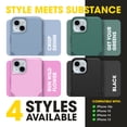 thumbnail image 6 of OtterBox Commuter Series Case - iPhone 17e, iPhone 16e, iPhone 15, iPhone 14, iPhone 13 - MagSafe Edition - Thin & Tough, Pocket-Friendly, with Port Protection - Green, 6 of 9