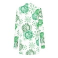 thumbnail image 4 of Cardigans Surdimensionnés pour Femmes Cardigan à la Mode à Manches Longues Imprimé Floral Veste Haut Cardigan Léger Femmes Été en Liquidation, 4 of 6
