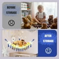thumbnail image 4 of Stuffed Animal Hammock with LED Light, Toy Hammock for Stuffed Animals Storage for Kids Room Decor, Stuffed Animal Hammock Corner, 4 of 8