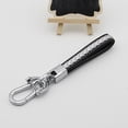 thumbnail image 4 of SmartBy Modern Braided Microfiber Faux Leather Lanyard Car Keychain Black Buckle DIY Car Key Ring Fashion Accessories, 4 of 7