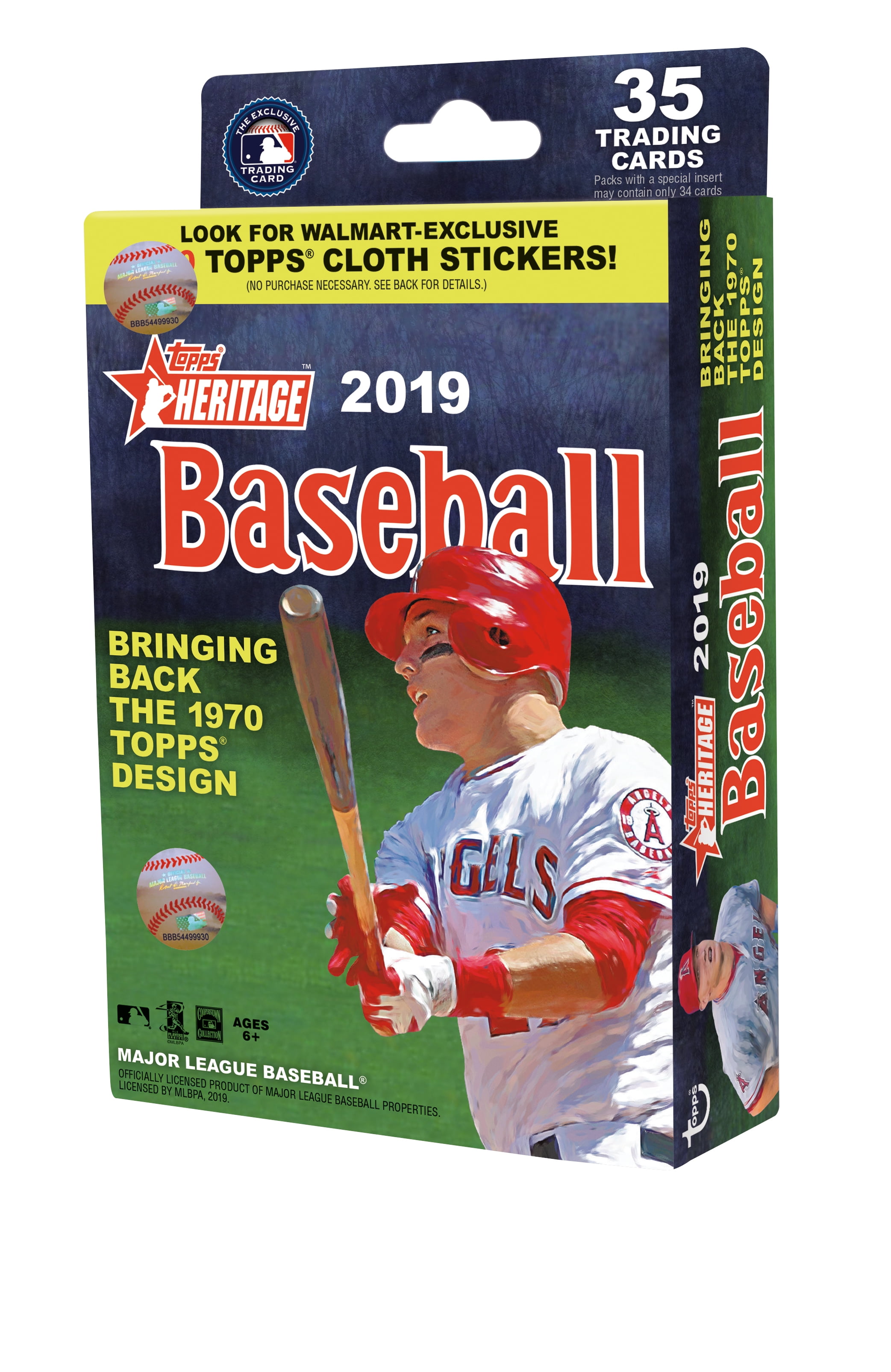 注目の 【】【輸入品・未使用】Topps 2019 Heritage Baseball Blaster Box (8 Packs/9