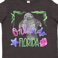 thumbnail image 4 of Inktastic Orlando Florida Cute Swimming Manatee Boys or Girls Toddler T-Shirt, 4 of 5