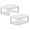 B 2Pack, variant on 2Pcs Storage Container For Fridge Storage Stackable Lunch Meat Storage Ham And Cheese Container For Fridge Cold Storage With Lid. Closure Bags & lids & Boxes