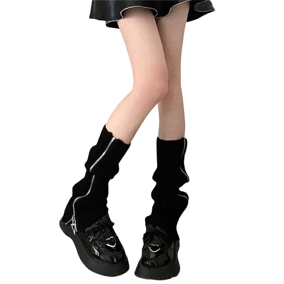 SAYOO Pantalones de piernas calientes de punto para niñas y adolescentes SAYOO moda