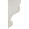 thumbnail image 2 of Ekena Millwork 6"W x 7 1/2"D x 16"H Devon Traditional Wood Vintage Decor Corbel, Chalk Dust White, 2 of 6