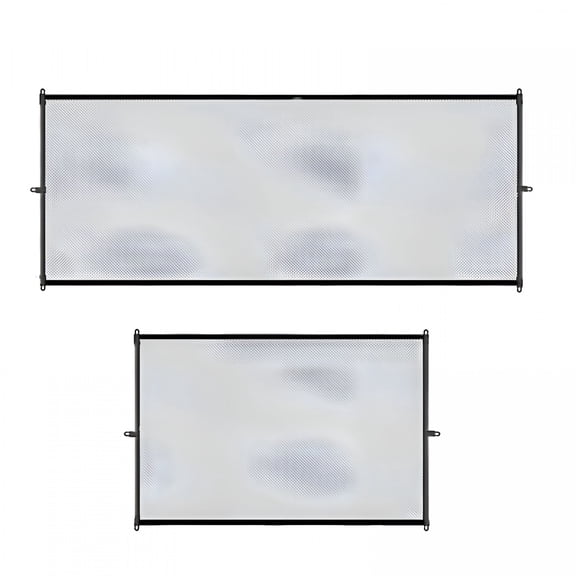 LAMIRO Indoor Pet Gates for Stairs Providing a Safe Enclosure for Pets to Play and Rest 4 Hangers Design Stairways Safety Porch Yard Foldable Indoor Puppy Guard Isolation Fence 28"