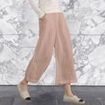 thumbnail image 2 of 2024 Women's Casual Loose Elastic Waist Trousers Point Wide Leg Pants Cute Sweatpants, 2 of 6
