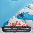 thumbnail image 2 of SLEEP ZONE Jersey Knit 3-Piece Full/Queen Size Comforter Set, Lightweight Kids, 2 of 7