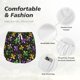 thumbnail image 4 of Balery Mardi Gras Carnival4 Pantalones cortos deportivos para mujer con forro y dos bolsillos, elásticos, para entrenamiento, gimnasio, yoga-Medium, 4 of 7