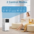 thumbnail image 3 of Luku 8000 BTU Portable AC/Dehumidifier & Fan, 3-in-1, Energy Efficient, Quiet 50 dB, Black, 350 Sq Ft, 3 of 7