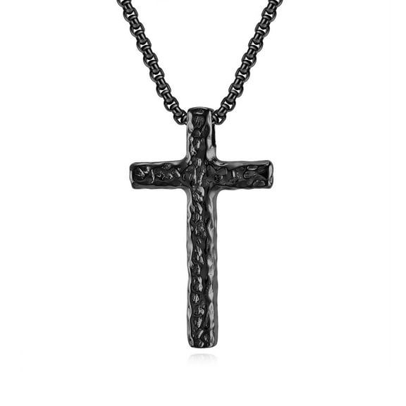 Tilga Faith Cross Necklace, Jesus Christ Cross Chain, Unisex