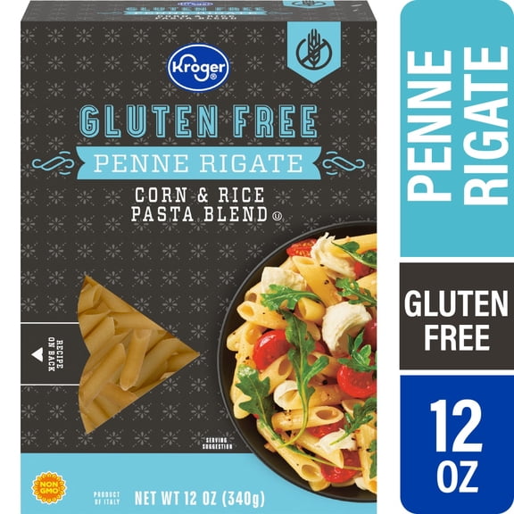 Kroger Gluten Free Penne Rigate Pasta 12 oz - Pack of 1