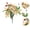 Green, variant on Tuscom Artificial Fall Flower Picks Pumpkin Maple Leaf Rose Stems Halloween Thanksgiving Floral Decor with Bendable Stems for DIY Wreath
