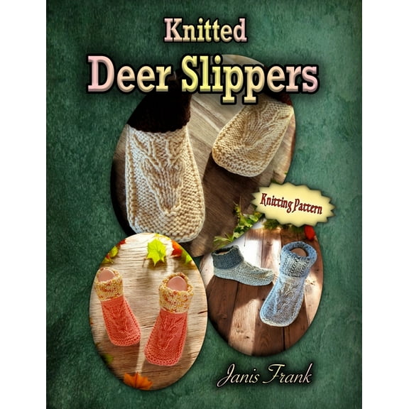 Knitted Deer Slippers, (Paperback)