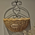 thumbnail image 5 of FRCOLOR Handmade Grass Hanging Flower Basket for Plant Display 7.5 Inches, 5 of 8