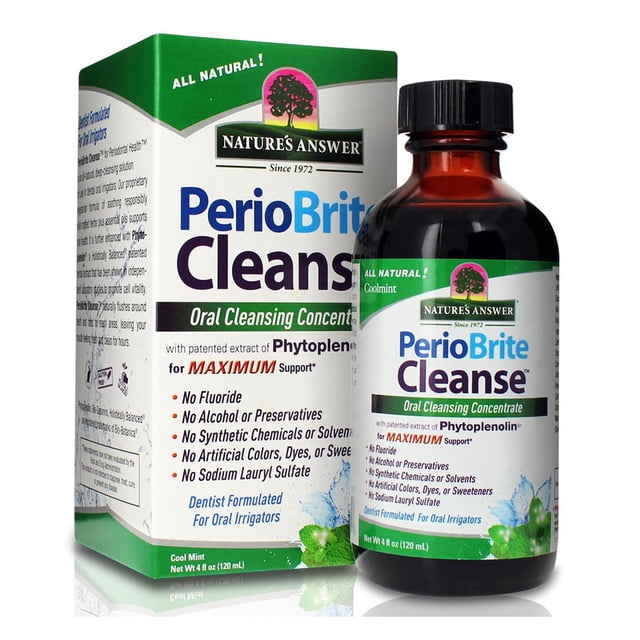 Nature's Answer Periobrite Cleanse Concentrado Oral, Enjuague Bucal, 120 ml