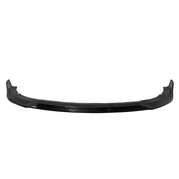 Ikon Motorsports Front Bumper Lip Spoiler Lower Air Dam Chin Splitter Bodykit Replacement Compatible With 2015-2022 Dodge Charger V2 Style PU Polyurethane Unpainted Black