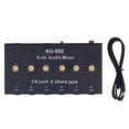 thumbnail image 1 of 6 Channel Compact Audio Mixer Mono Stereo Switching 6 in 2 Out Amplifier Mixer with 6.3mm Jack, 1 of 5
