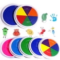 thumbnail image 1 of Lubelski Finger Painting Drawing Oil Based Inkpad Stamp Fingerprint Scrapbooking Kids Toy, 1 of 5